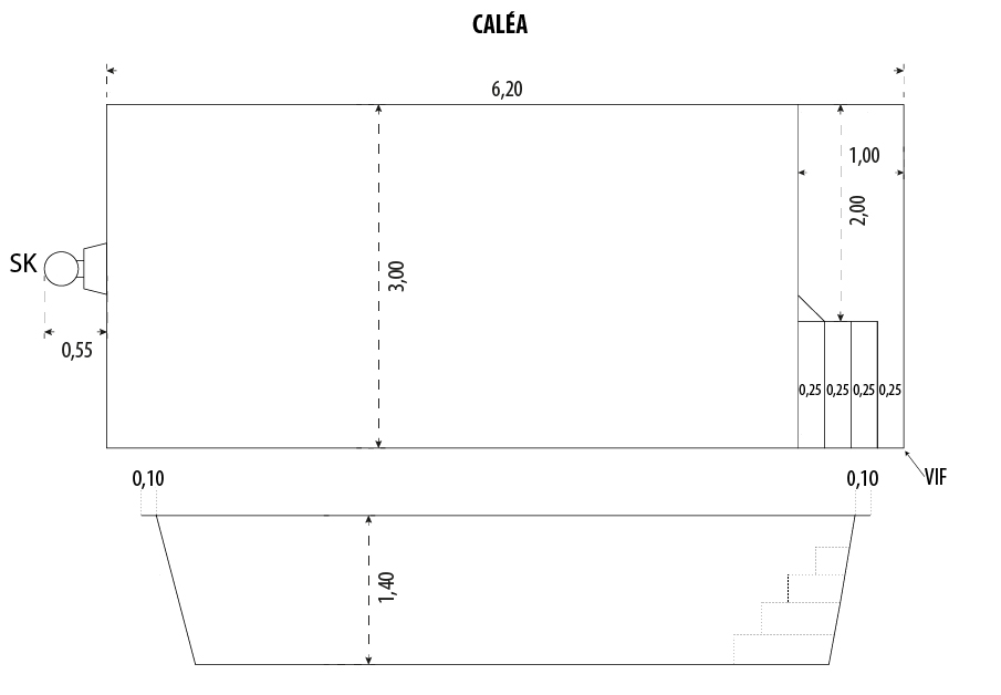 Schéma coque Samoa - Mediester